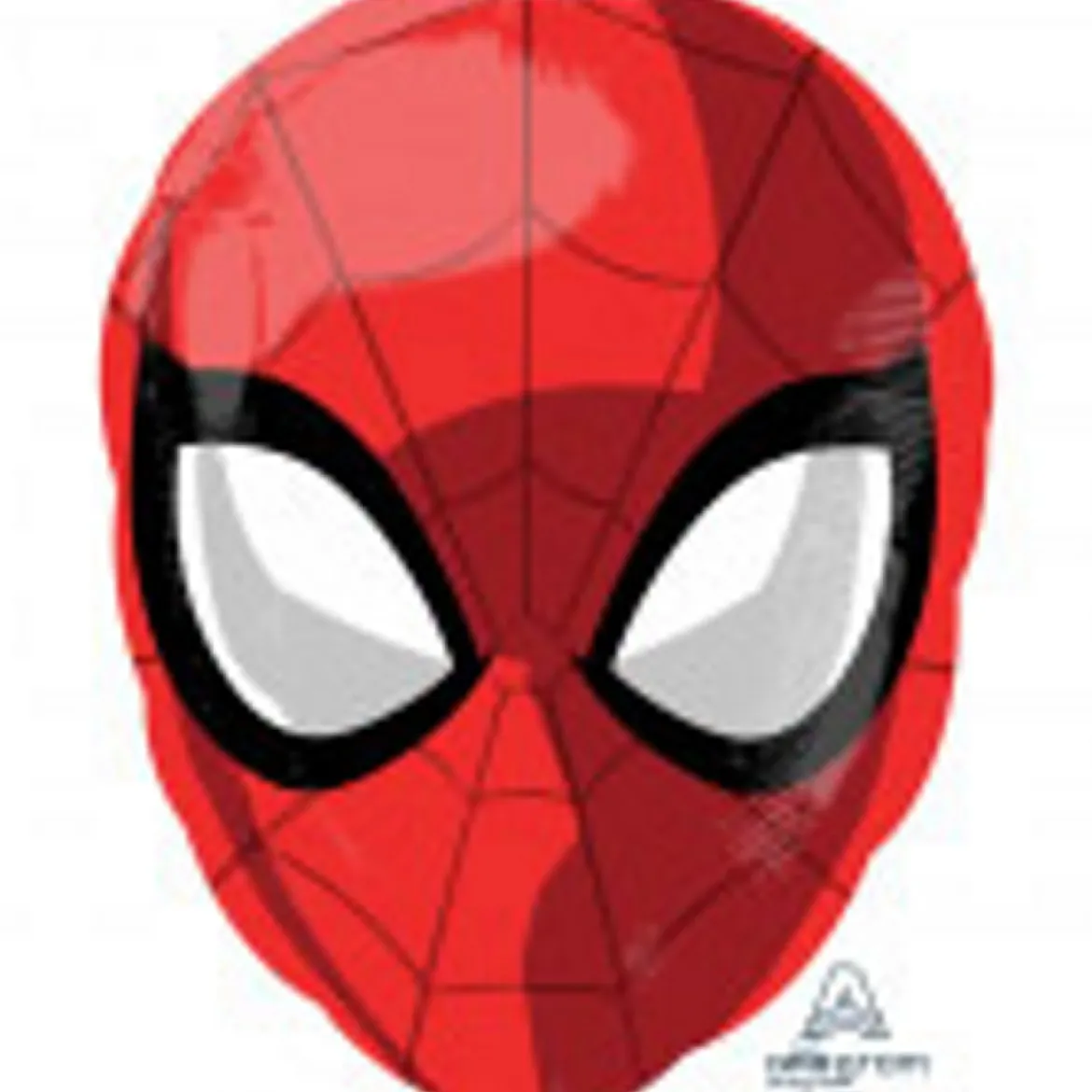 Folieballong 43 cm hög Spiderman / Spindelmannens ansikte