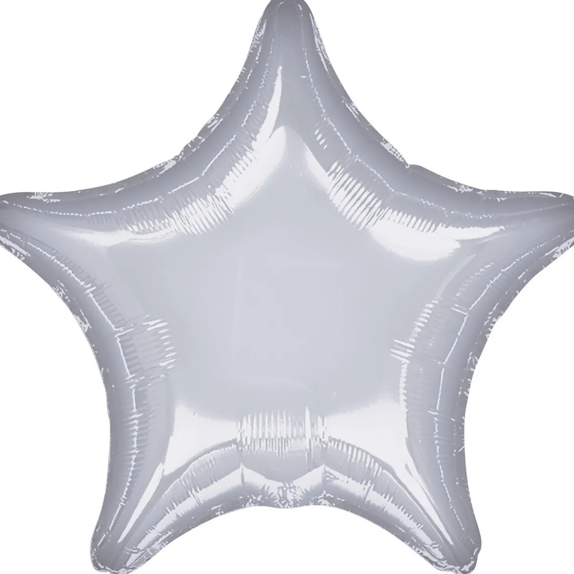 Folieballong Ø45 cm – silverfärgad stjärna