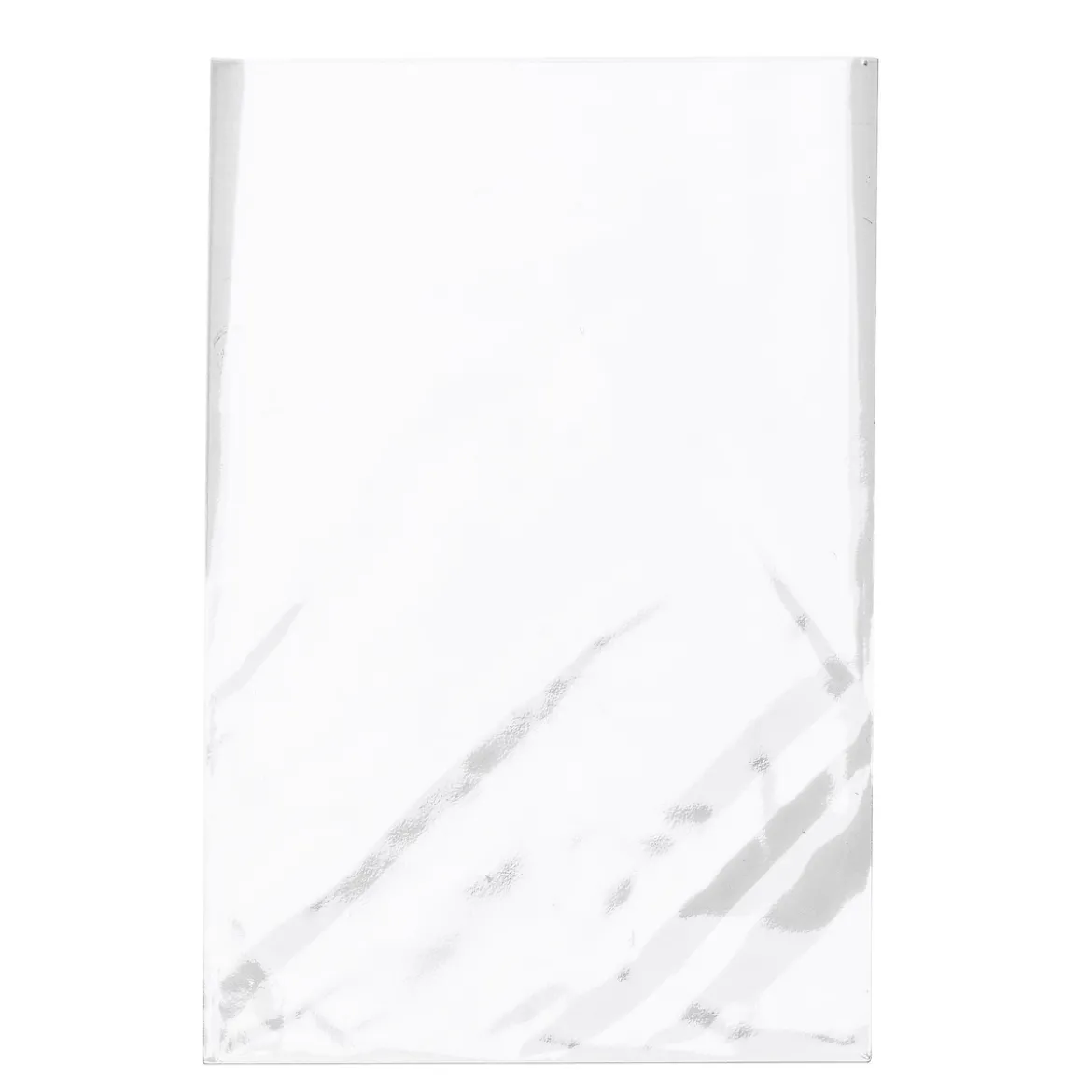 Folierad presentpåse platt, transparent 20 st. Mått: 10×15 cm