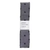 Färdigskuren tygbit dot 100×70 cm grått tyg med svarta prickar