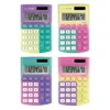 Färgglada miniräknare, 6,2×9,7 cm. Pris per styck, säljs assorterat online