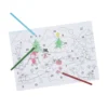Färglägg en fin adventskalender med juligt motiv – 42×29,7 cm