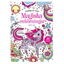 Färglägg och skapa: Magiska enhörningar