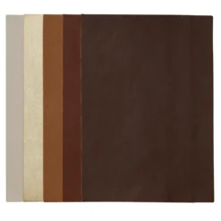 Fuskläder tillverkat av polyuretan – 15×21 cm, 5-pack brun
