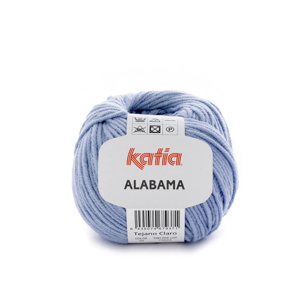 Garn Alabama 50g ljusblå