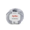 Garn Alabama 50g mörkgrå