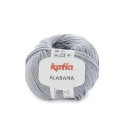 Garn Alabama 50g mörkgrå