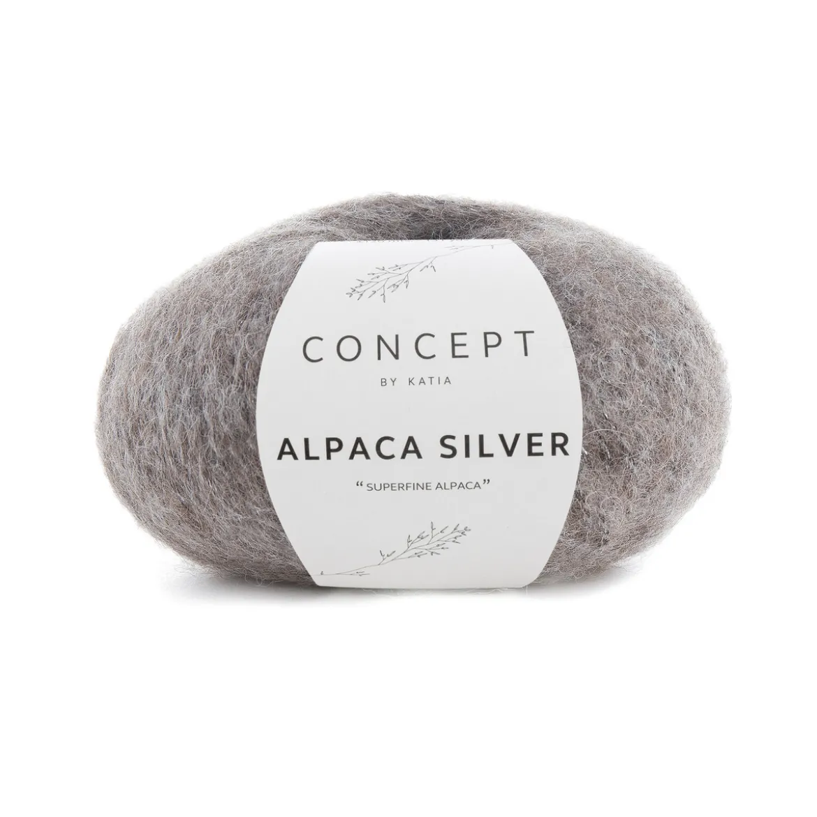 Garn Alpaca silver 25g brun