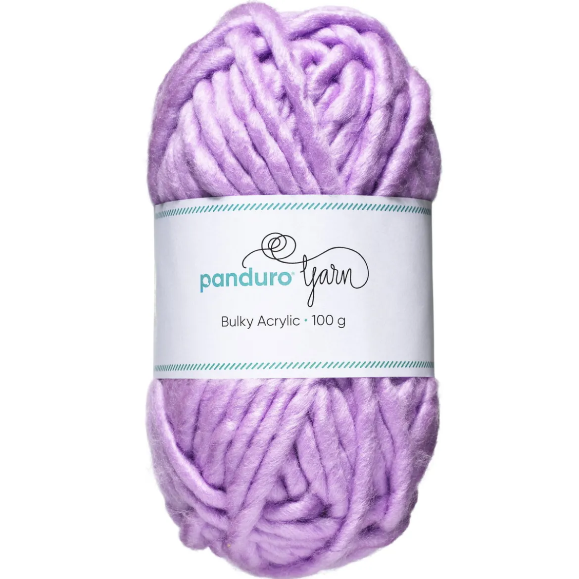 Garn Bulky Acrylic 100g lila – ett tjockt garn som ger resultat snabbt
