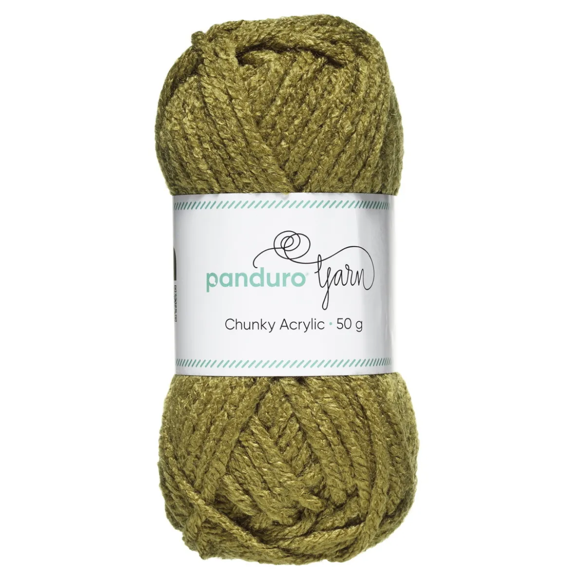 Garn Chunky Acrylic 50g army