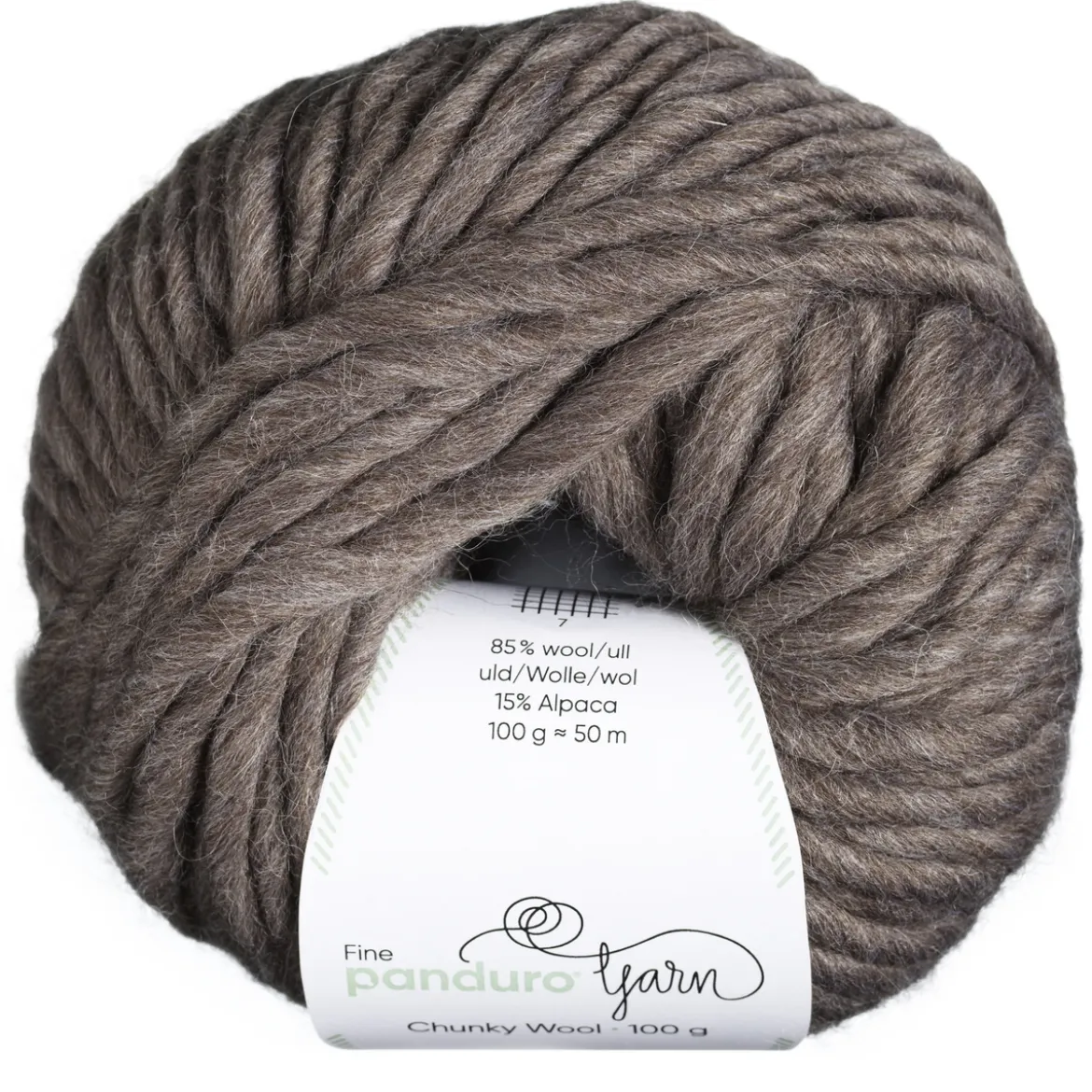 Garn Chunky Wool 100g mullvad