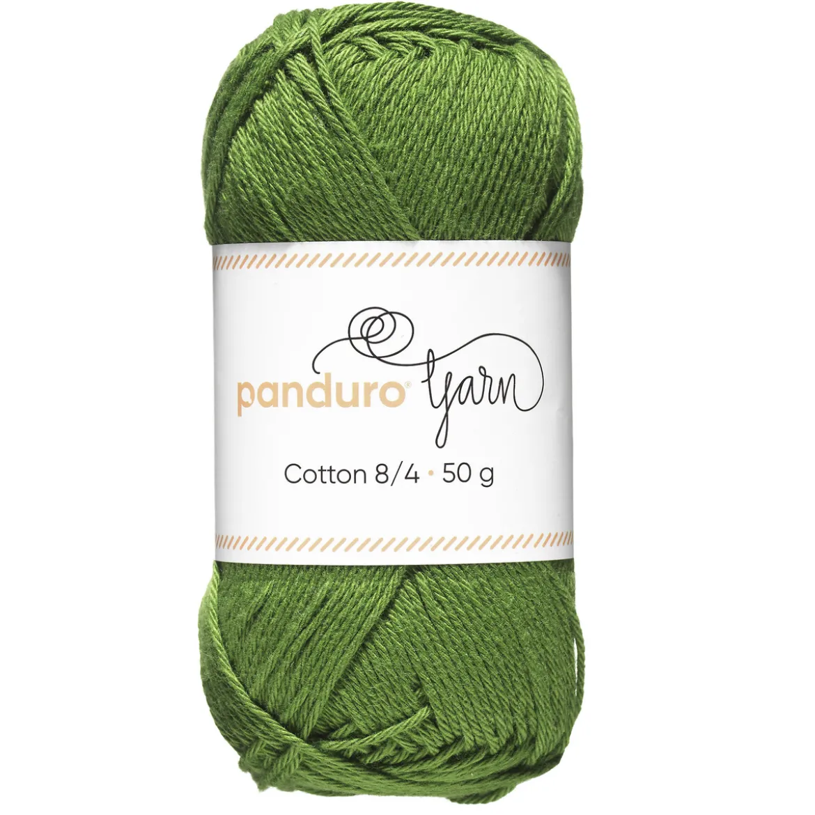 Garn Cotton 8/4 50g grön
