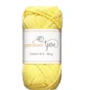 Garn Cotton 8/4 50g gul