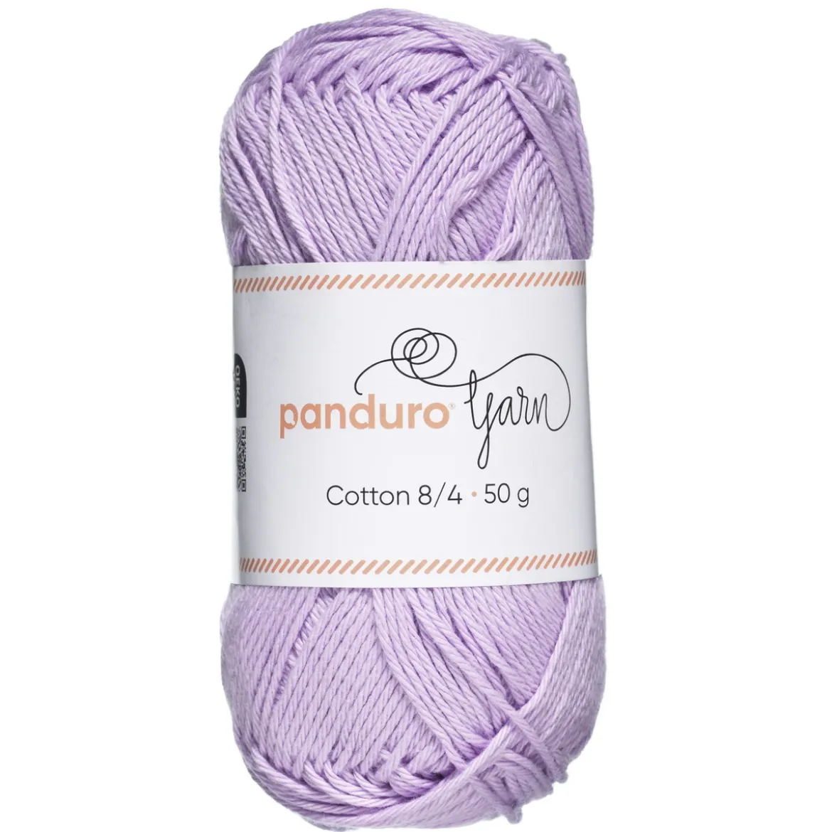 Garn Cotton 8/4 50g ljuslila