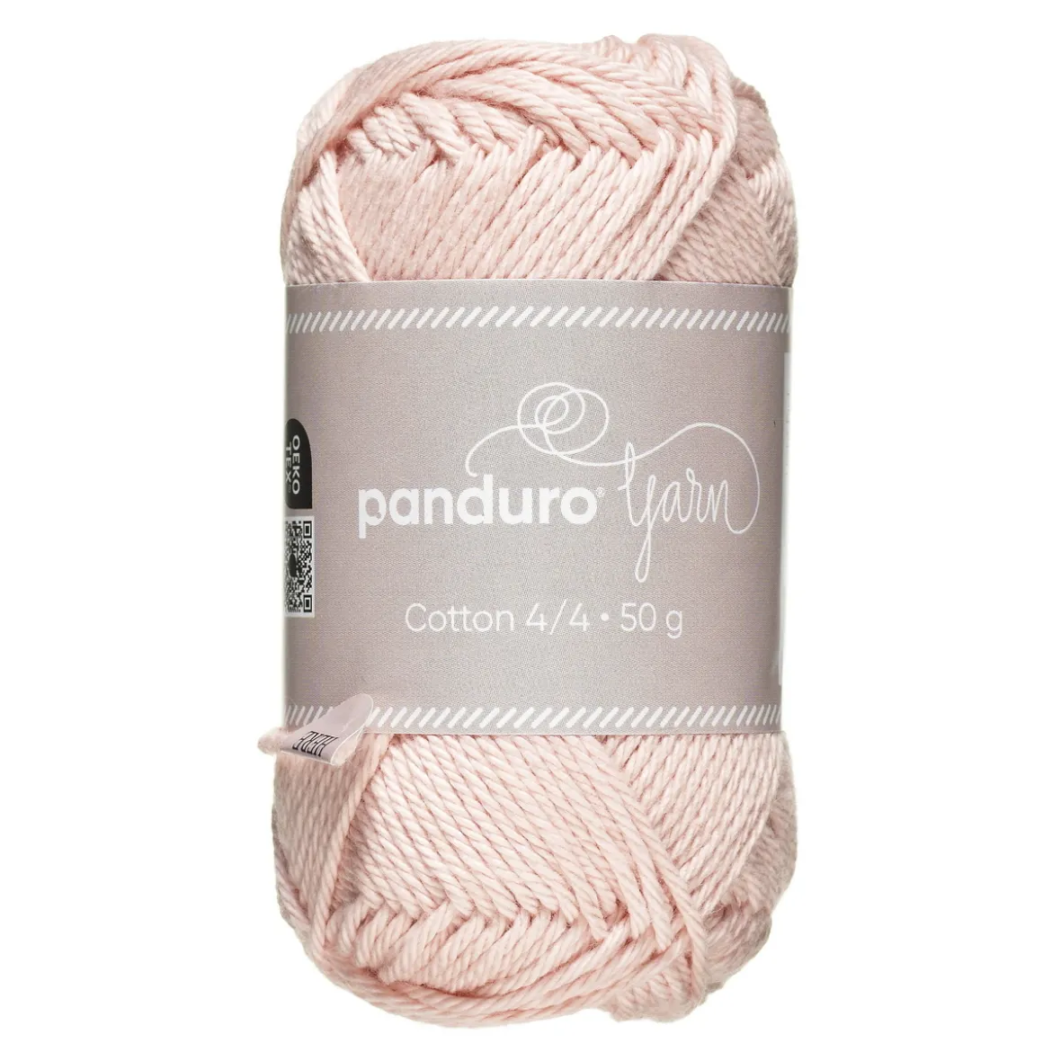 Garn Cotton 4/4 50g ljusrosa