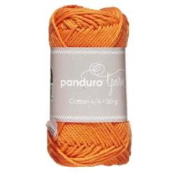 Garn Cotton 4/4 50g orange