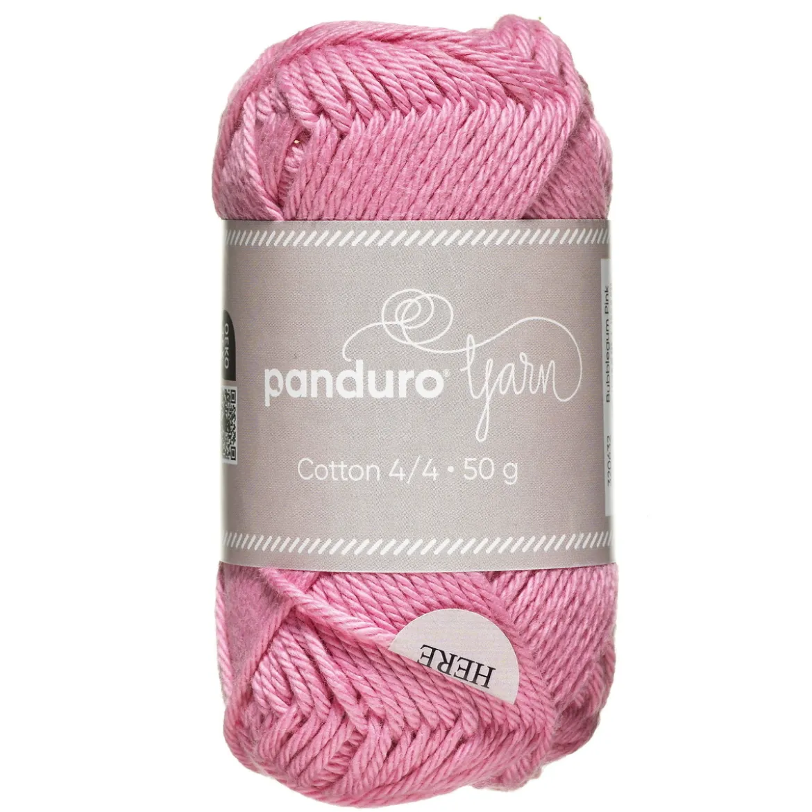 Garn Cotton 4/4 50g rosa