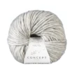 Garn Cotton Merino 50g ljusgrå 106