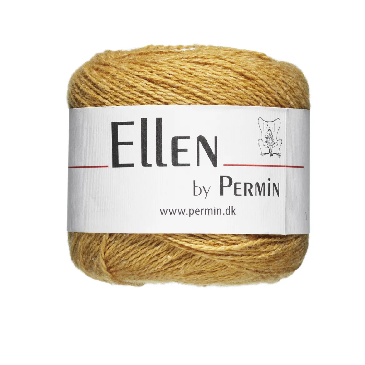 Garn Ellen 50g gul