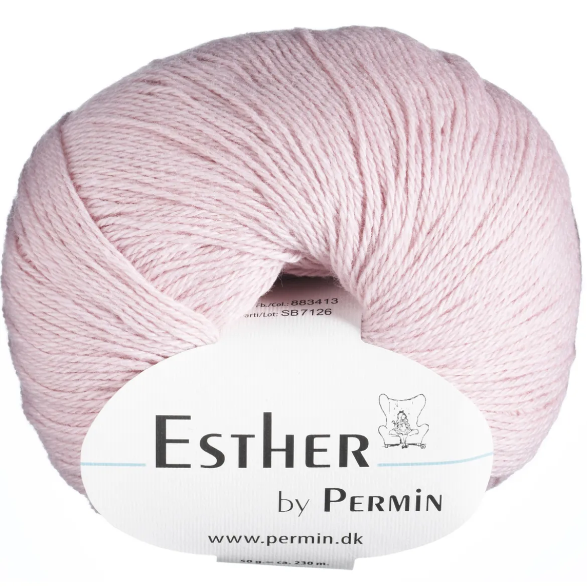 Garn Esther 50g rosa