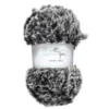 Garn Faux Fur gråmelerad 100g