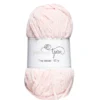 Garn Fine Velvet 50g ljusrosa – sammetslent och himmelskt mjukt garn