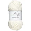 Garn Fine Velvet 50g naturvit – sammetslent och himmelskt mjukt garn