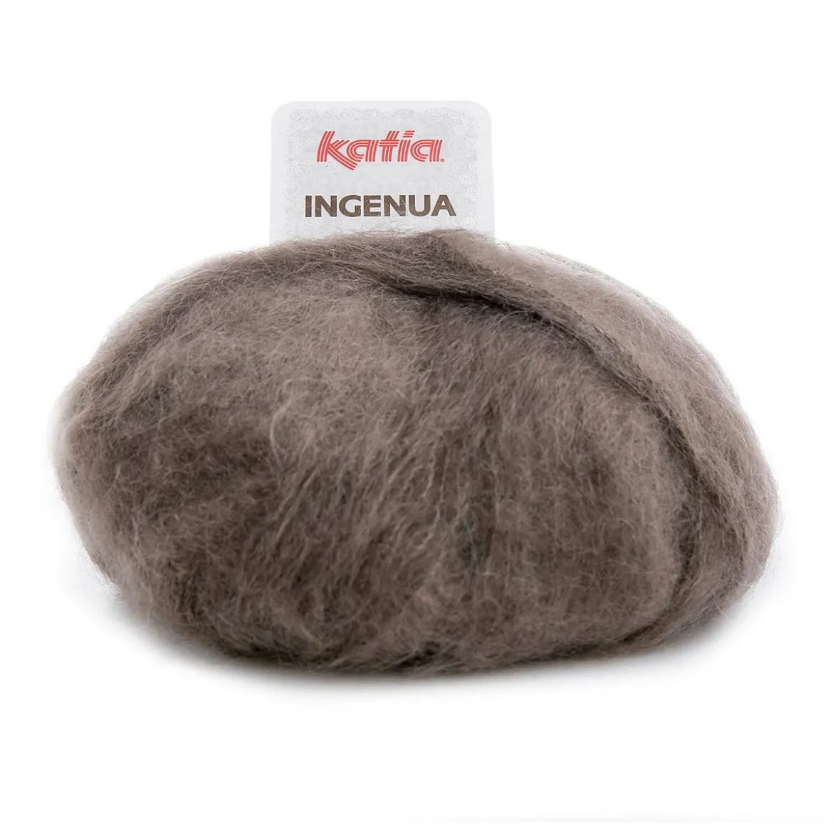 Garn Ingenua 50g mörk mullvad