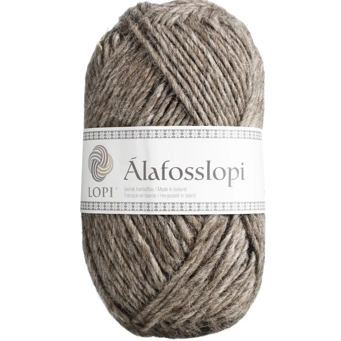 Garn Istex Alafosslopi 100g beige – 0085 Oatmeal heather