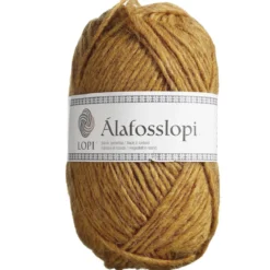 Garn Istex Alafosslopi 100g gul – 9964 Golden heather