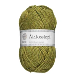Garn Istex Alafosslopi 100g gulgrön – 9965 Chartreuse green heather