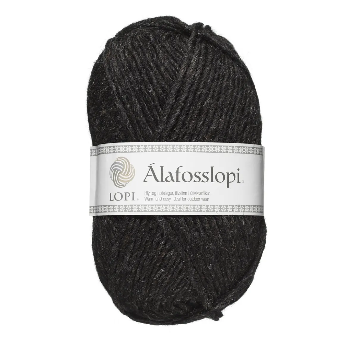 Garn Istex Alafosslopi 100g koks – 0005 Black heather