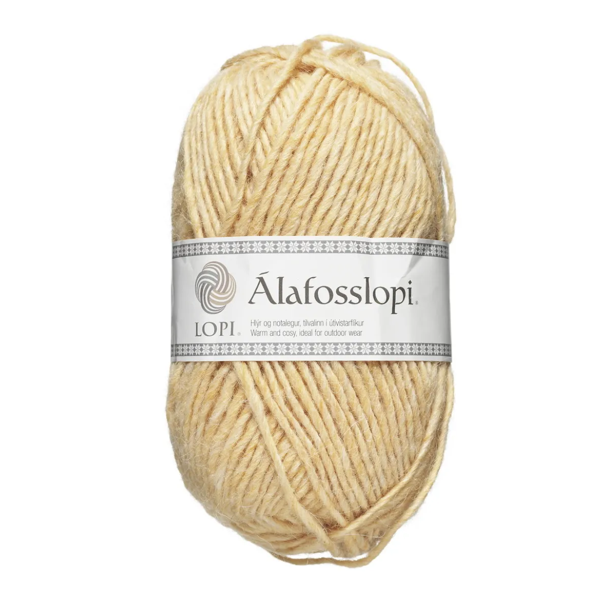 Garn Istex Alafosslopi 100g ljusgul – 1235 Ray of light