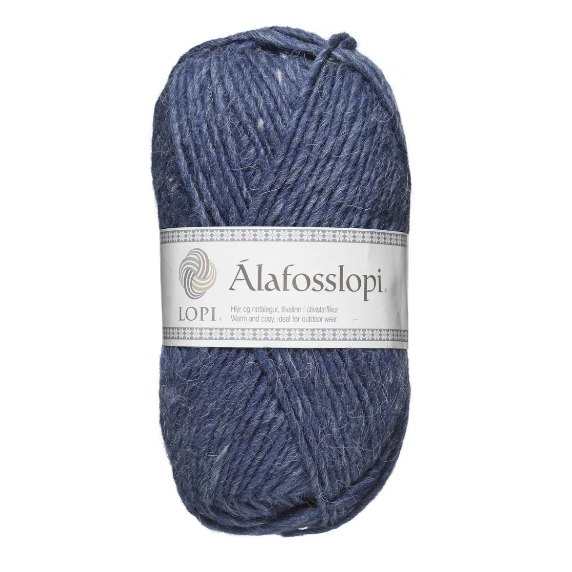 Garn Istex Alafosslopi 100g mörk denim – 0010 Denim heather
