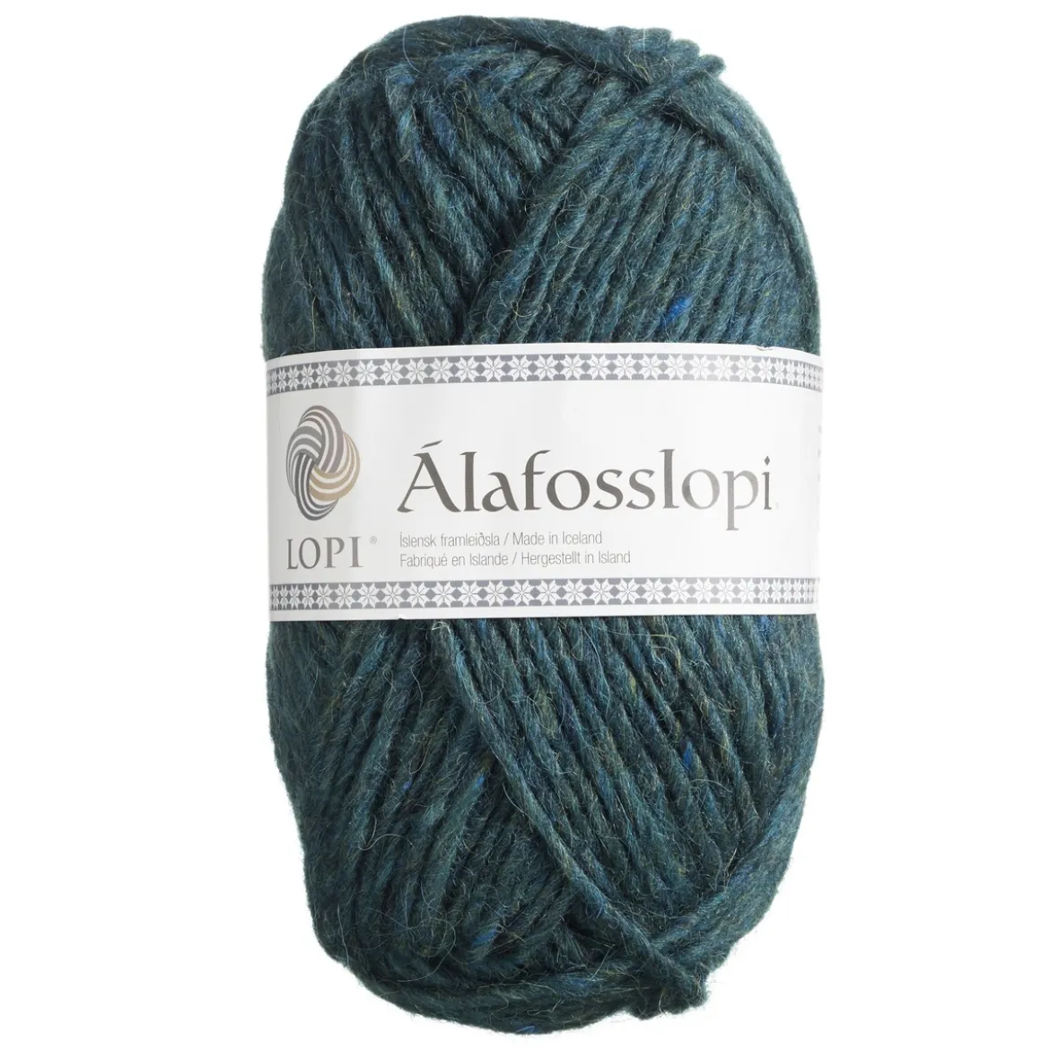 Garn Istex Alafosslopi 100g petrol – 9967 Teal heather