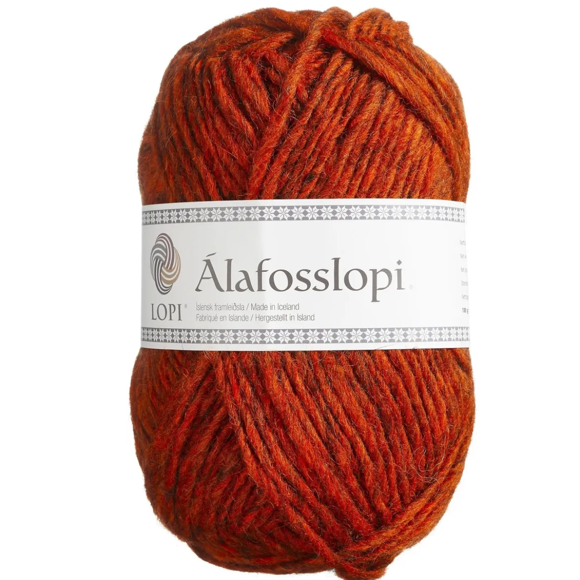 Garn Istex Alafosslopi 100g rost – 1236 Burnt orange