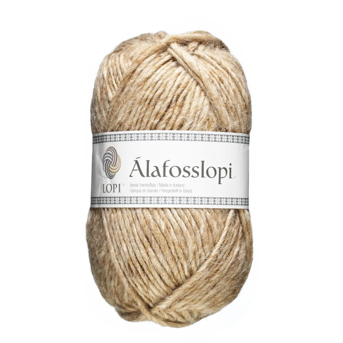 Garn Istex Alafosslopi 100g sand – 9973 Wheat heather