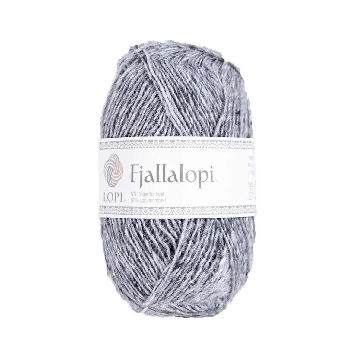 Garn Istex Fjallalopi 50g grå – Grey sky 3056