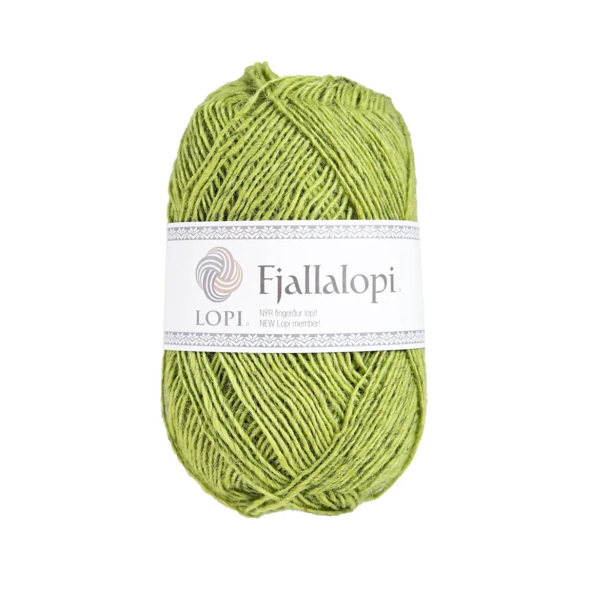 Garn Istex Fjallalopi 50g ljusgrön – Rockweed 3032