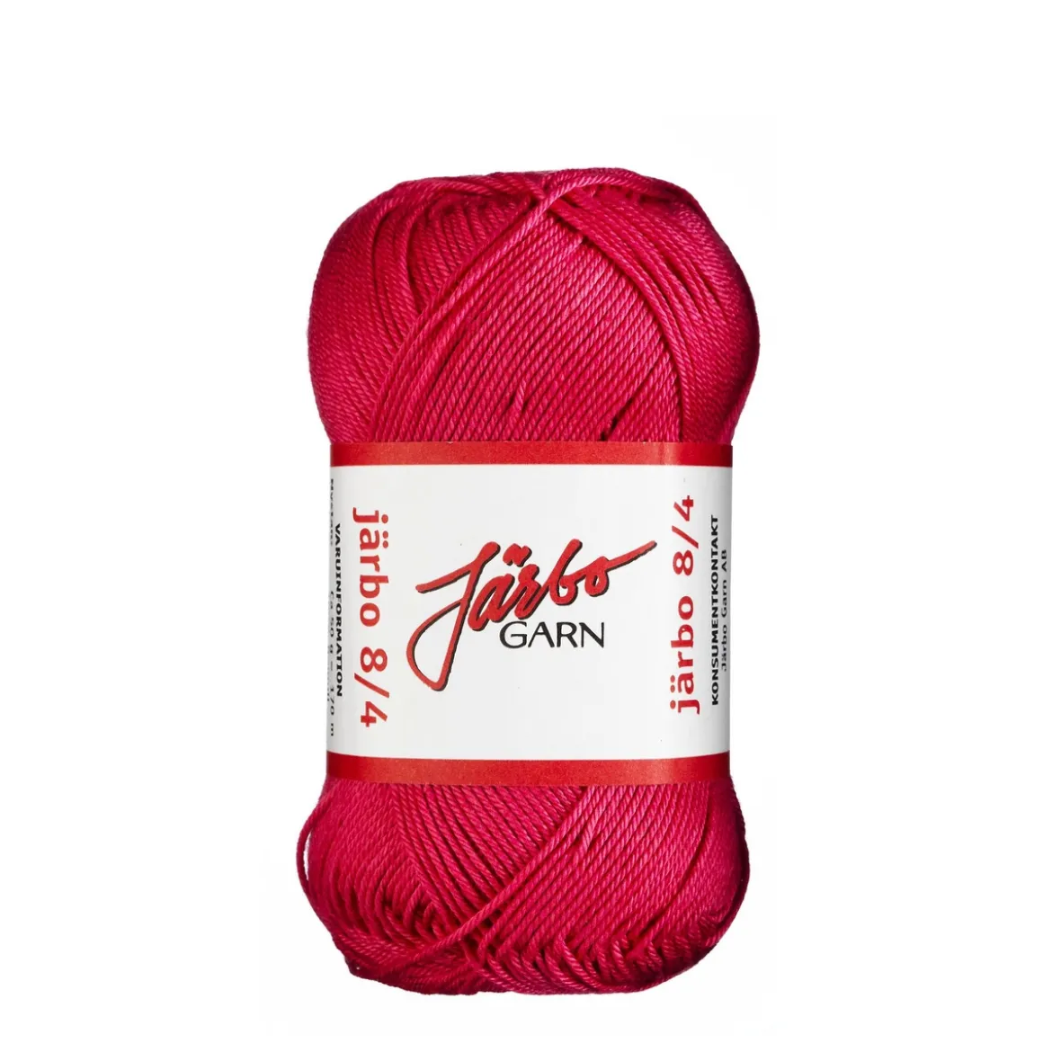 Garn Järbo 8/4 50g ceriserosa – 32043 Hot pink