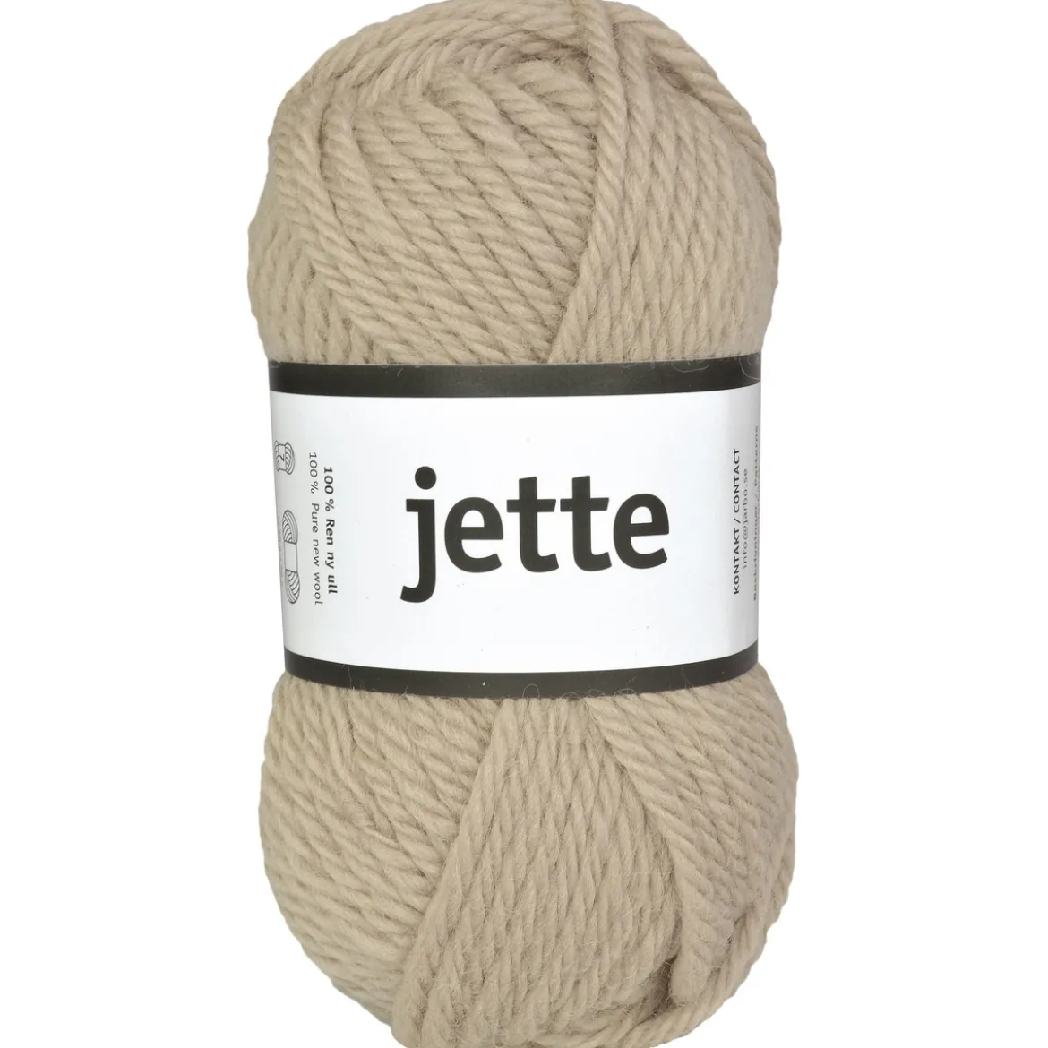 Garn Järbo Jette 50g beige – 26322 Caramel beige