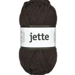 Garn Järbo Jette 50g mörkbrun – 26313 Coffee kick