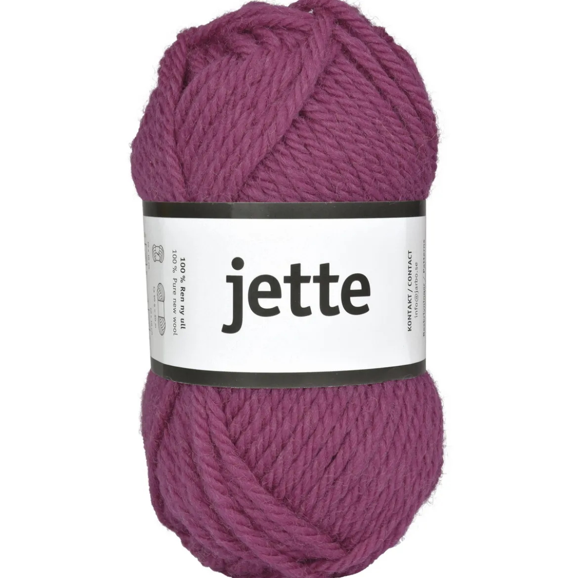 Garn Järbo Jette 50g mörkrosa – 26316 Azalea pink