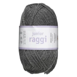 Garn Järbo Junior Raggi 50g mörkgrå – 68404 Dark grey