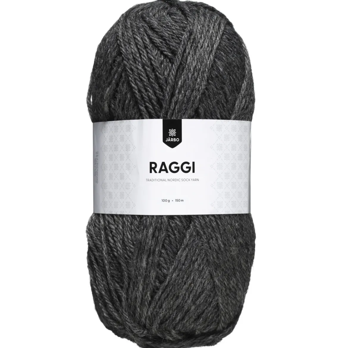 Garn Järbo Raggi 100g grå – Grey 15119