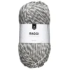 Garn Järbo Raggi 100g grå/vit – Graystone mouliné 1515