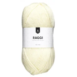 Garn Järbo Raggi 100g naturvit – Natural white 1500