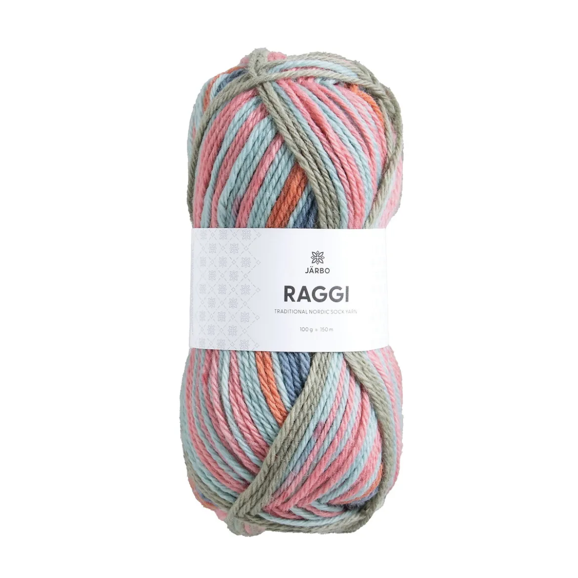 Garn Järbo Raggi 100g pastell – Pastel 15269