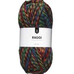 Garn Järbo Raggi 100g regnbåge – Rainbow twist 15143