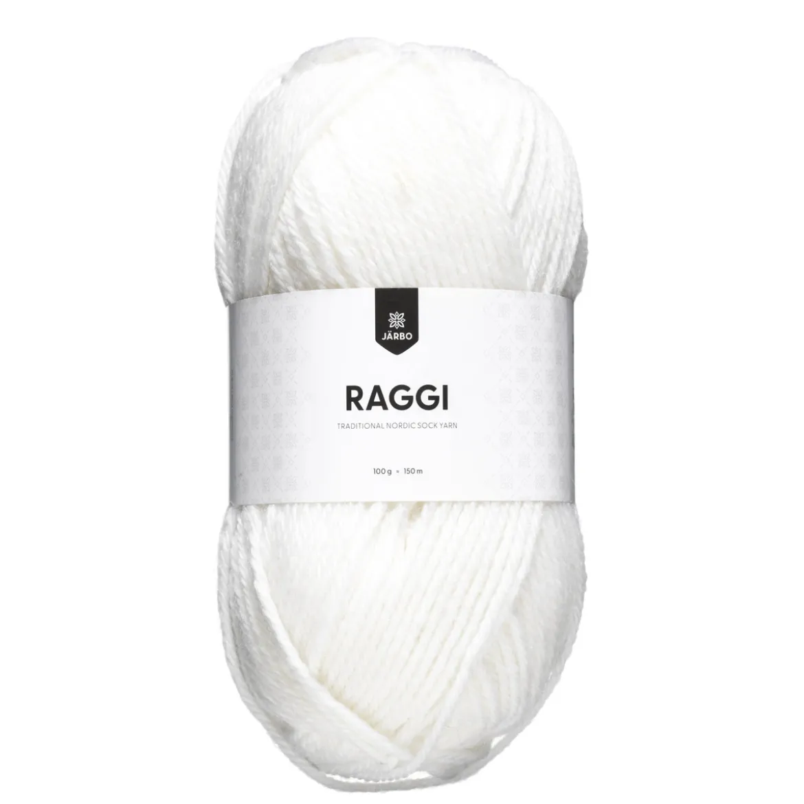 Garn Järbo Raggi 100g vit – White 1510